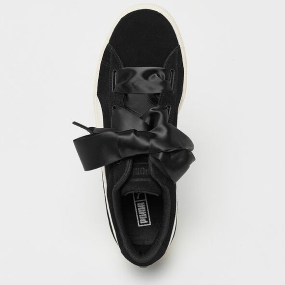 Puma Suede Heart Jewel Black/Whisper White - Picture 3 of 12